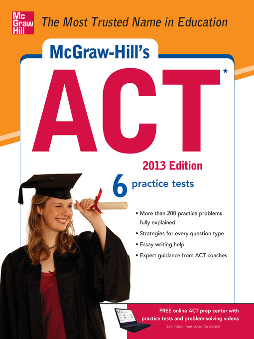 Cover image for McGraw-Hill's ACT, 2013 Edition